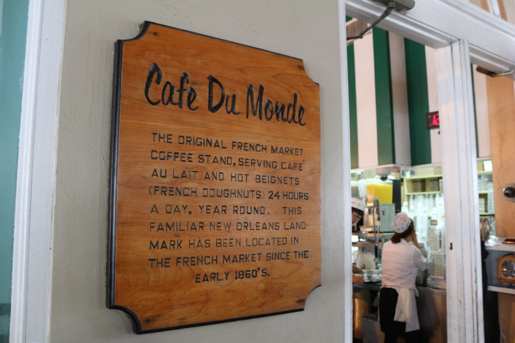 The original cafe du monde