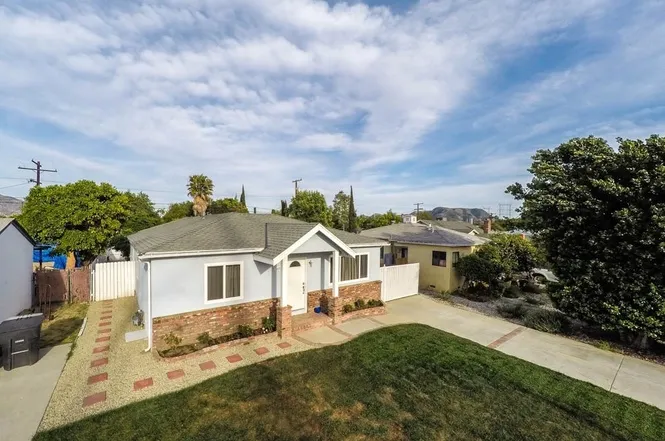Our first house in Burbank, California