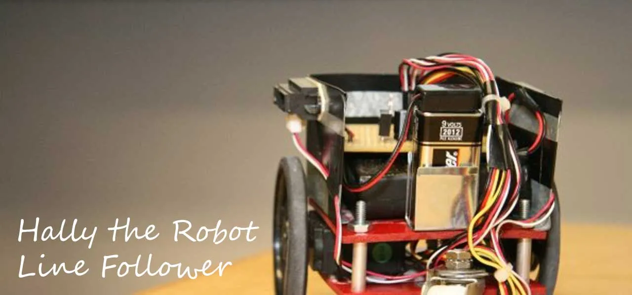 Hally, a line-following robot